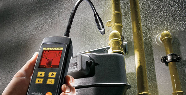 reparación de fugas de gas natural